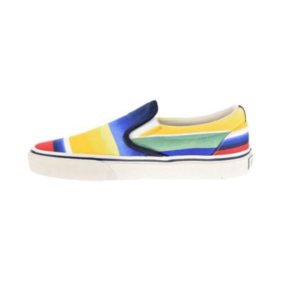 NEW Mens Polo Ralph Lauren Keaton Slip On Sneaker OMBRE Shoes multi colored NIB - Picture 5 of 6